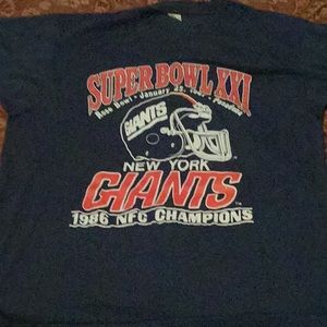 Vintage made in the USA New York Giants tshirt 1986